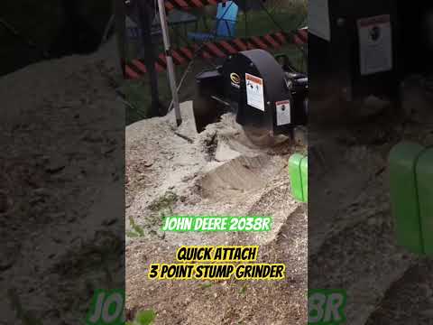 Compact Tractor Stump Grinder #stumpgrinder @BulldogTractor