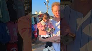 GUESS THE AGE of WORLD'S SHORTEST WOMAN for $100 #shorts