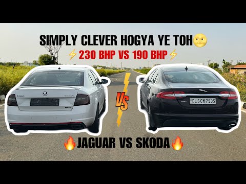 OCTAVIA VRŠ Vs JAGUAR XF: DRAG RACE🐆🔥