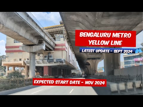 Namma Metro Bengaluru latest update |Bangalore Metro Yellow line | phase 2 |Sept 2024| #metro