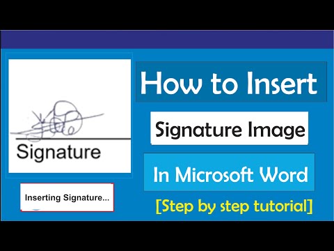 How to Insert Signature Image in Word Document: Insert a signature - Microsoft Support