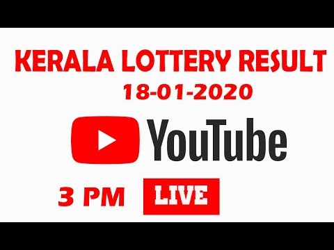 LIVE Kerala lottery Results 18-01-2020 #spyzmedia