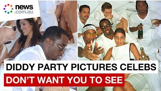 Diddy party pictures Hollywood celebs don’t want you to see