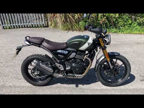 2024 TRIUMPH SCRAMBLER 400X, 1342 MILES - WALKAROUND - COMPLETELY MOTORBIKES