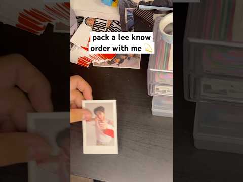 pack a lee know order with me 💫 #pwm #packwithme #packingorders #straykids #skz #leeknow #kpop