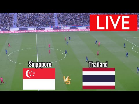 🔴LIVE : สิงคโปร์ vs ไทย 🏆AFF Championship 2024 ⚽ นัดสด"