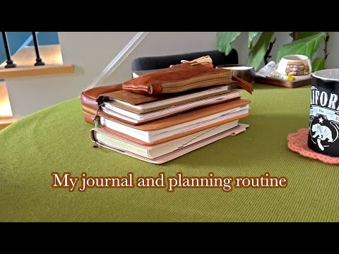 My journal and planning routine during a busy week | hobonichi weeks, a6, cousin, traveler’s company