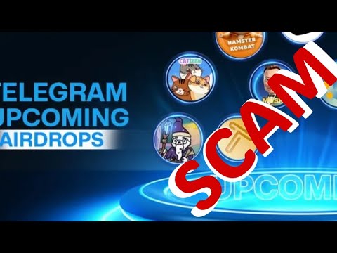 Top 5 telegram airdrops that might be a Scam