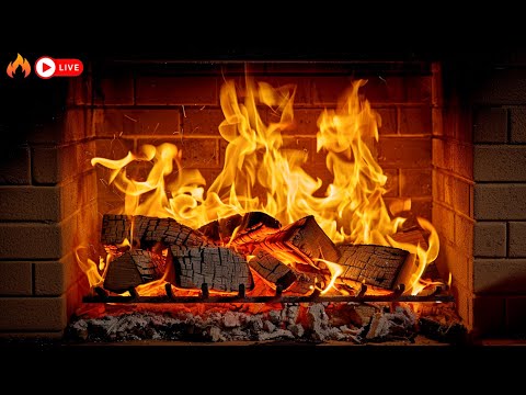 Ultimate Fireplace Ambience🔥Crackling Logs and Soft Flames