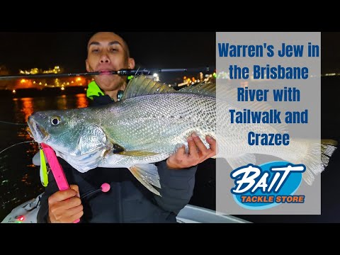 Warren's Jew on Tailwalk Full Range Rod and Crazee Salt Vibration Lure