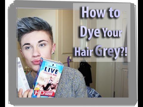 ♡How To Dye Your Hair GREY!  ♡