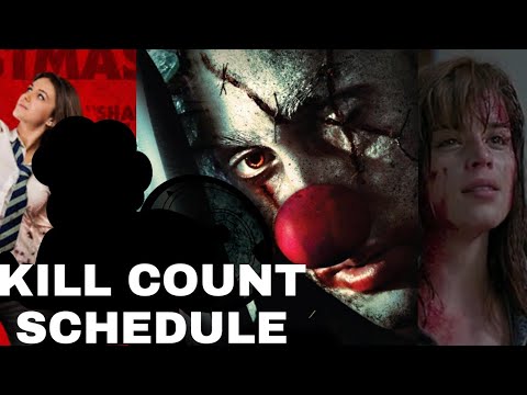 THE OTHER KILL COUNT SCHEDULE FOR DECEMBER + JANUARY 1 SURPRISE KILL COUNT