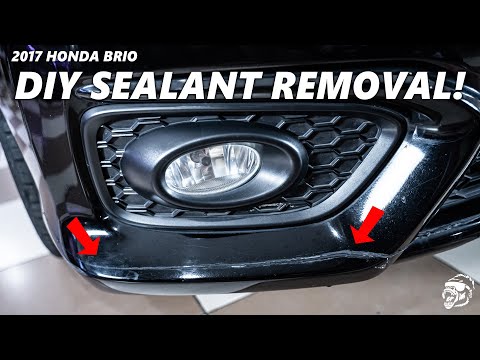 HOW TO REMOVE SILICONE SEALANT DIY GUIDE | SILICON REMOVAL | HONDA BRIO RS 2017