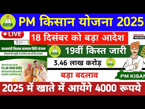 pm kisan 19th installment date 2024 | pm kisan 19vi kist kab aayegi | pm kisan new update  #pmkisan