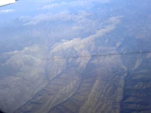 Siberia from the Airplane - Timelaps