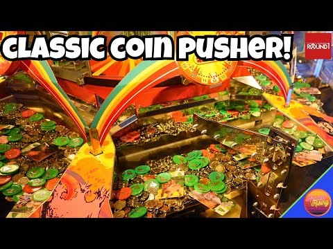 COIN PUSHER JACKPOT! Wizard of Oz Coin Pusher Fun!