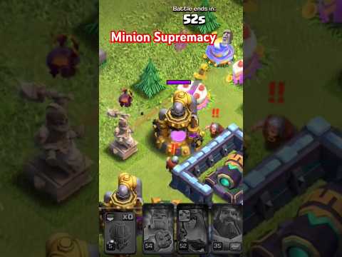 Infinite Elixir Trick || Minion Supremacy 🗿 || Clash of Clans #coc #clashofclans #shorts #short