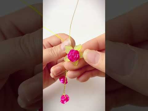 Handmade diy beads rose flowers home decoration #handmade #diy #beads #flowers #handmadegifts #gift