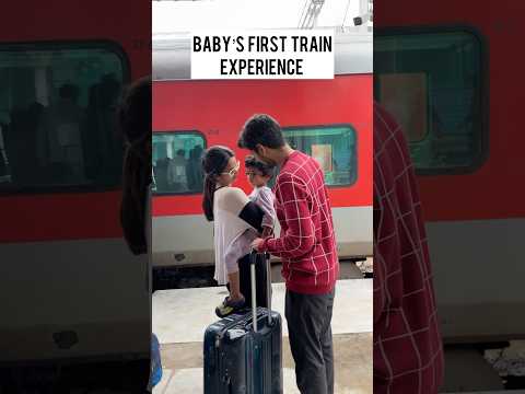 Baby’s first train experience #telugushorts #teluguvlogshyderabad #teluguvideos #vlog #hyderabad