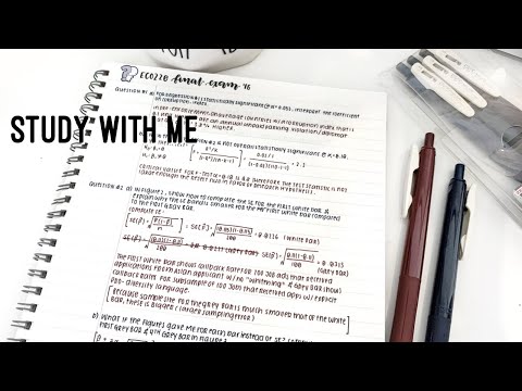 Study with Me ?? | Studying for finals, University of Toronto