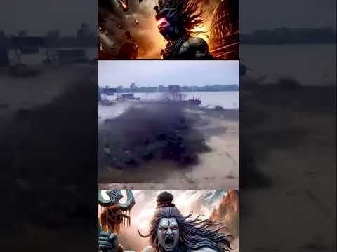 गंगा का रौद्र रूप 😱| #shiv #ganga #shorts #mahadev #mahakal #kedarnath #short #shiva #mahadeva #om