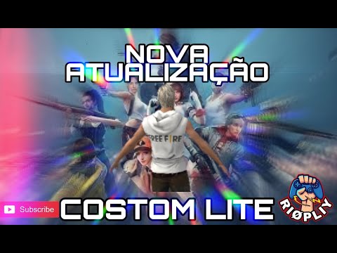 🔥SAIUU!!NOVA ATUALIZAÇÃO DA COSTOM LITE DO FREE FIRE!!🔥COSTOM MEGA LITE😱