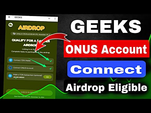 GEEKS Airdrop ONUS Account Connect | GEEKS Connect ONUS Account | GEEKS New Update Today