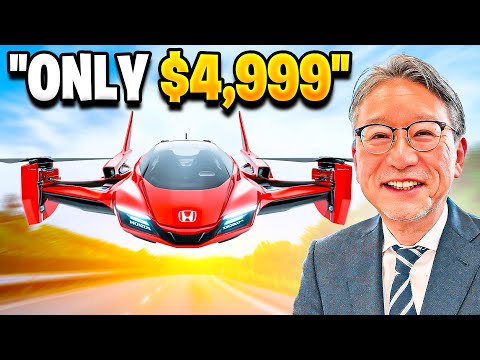 HONDA CEO Revealed First $4,999 Flying Car That Changes The Entire Car Industry!