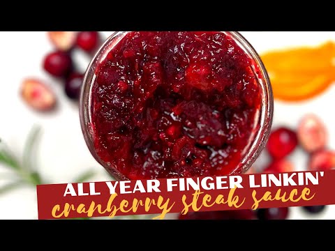 How to Can Cranberries at Home | Easy Cranberry Steak Sauce Recipe You'll Eat Alll Year!