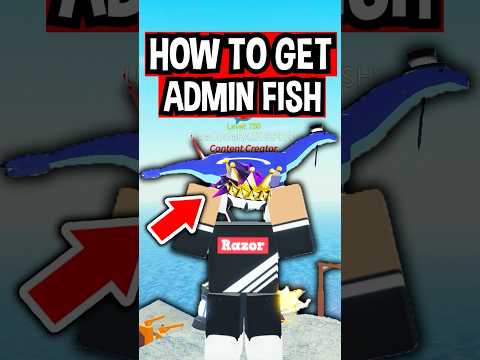 How To Get ADMIN FISH in Roblox Fisch..