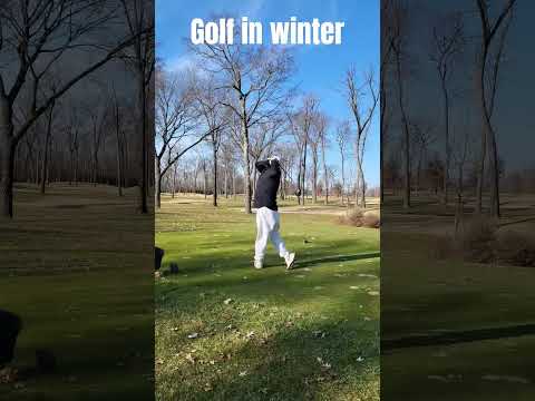 봄날같은 날씨에 치는 겨울골프 #shorts #golfinwinter