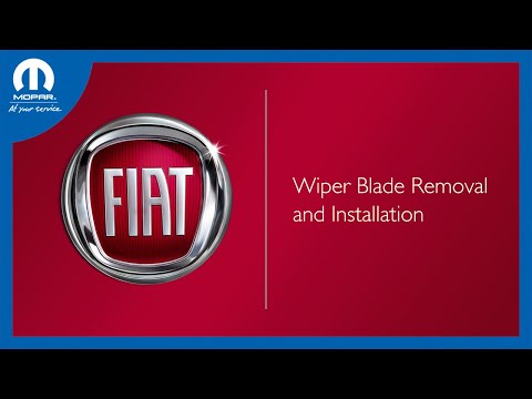 Wiper Blade Removal and Installation | How To | 2024 Fiat 500e