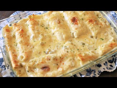 Easy White Chicken Enchilada Casserole