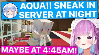 Aqua Ponders Sneaking Into HoloServer After Graduation At 4:45am (Minato Aqua / Hololive) [Eng Subs]