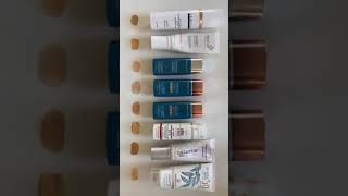 Dermatologist's Favorite Tinted Sunscreens (Swatches & Reviews) | #SHORTS