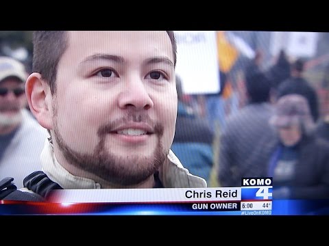 KOMO Coverage of the I-594 "I Will Not Comply" Rally