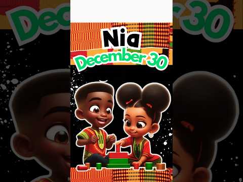 KWANZAA DAY 5 #nia #kwanzaa #diversityandinclusion #preschooleducation #childcare