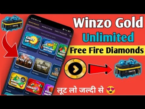 winzo gold free fire diamond, winzo gold free fire diamond kaise le, free fire winzo gold tournament