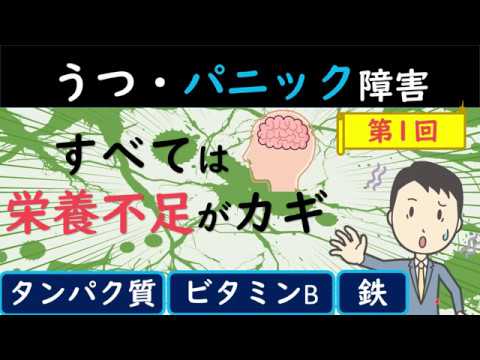 【うつ・パニック障害】タンパク質とビタミンBと鉄が不足している理由