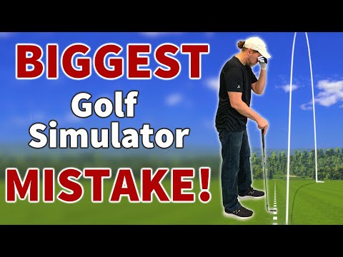 Use Your Home Golf Simulator Correctly to Improve Your Swing! Set the Target Line Offset!