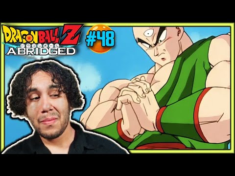 TIEN IS THE GOAT - DragonBall Z Abridged Episode 48 BLIND REACTION