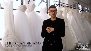 Inside Christian Siriano’s Spring 2018 Bridal Collection | Unveiled | Martha Stewart Weddings