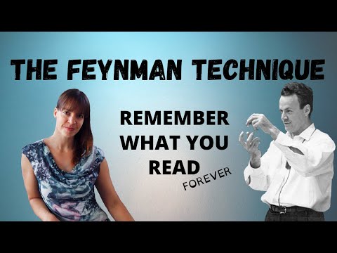 How to TAKE NOTES with THE FEYNMAN TECHNIQUE - remember what you read forever