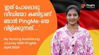 My Nursing Admission Journey to Germany 🇩🇪 | PingMe Study Abroad I Ausbildung Malayalam