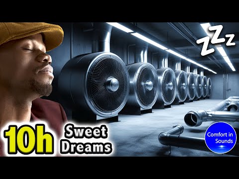 FALL ASLEEP INSTANTLY with THIS White Noise | Industrial Ventilation Room, Ambience Sound to Sleep