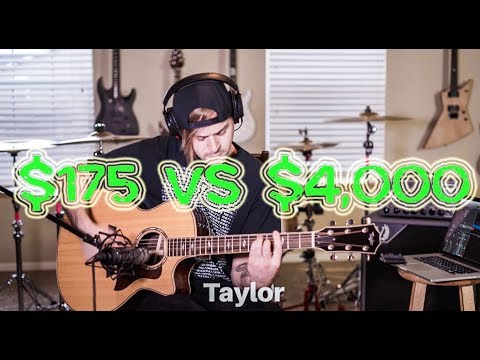 $175 VS $4,000 acoustic guitar