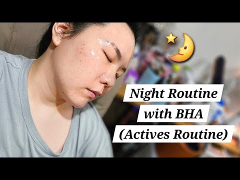 Skin Cycling | Night Routine with BHA 2%