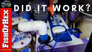 3D Printed Calcium Reactor Effluent Gas Off Chamber & PH Test