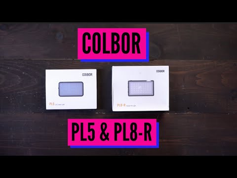 Colbor PL8r & PL5 (Portable On Camera LED LIGHT)