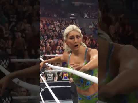 WWE 2K24 CHARLOTTE FLAIR VS. RHEA RIPLEY #shorts